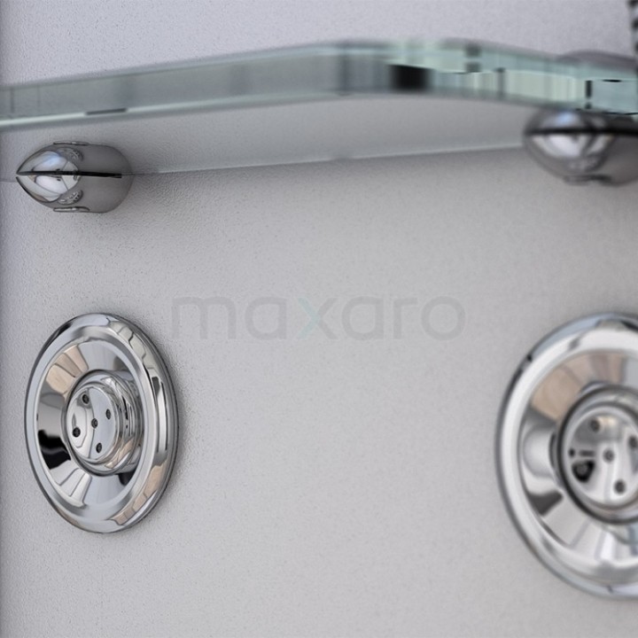 Parní sprchový box Mocoori Modera černá verze 80x80x219cm