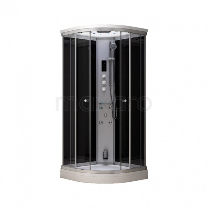 Parní sprchový box Mocoori Modera bílá verze 80x80x219cm