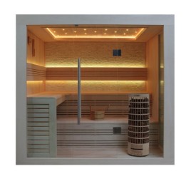 Luxusní finská sauna Bellagio E1247C Cilindro 180x180x216