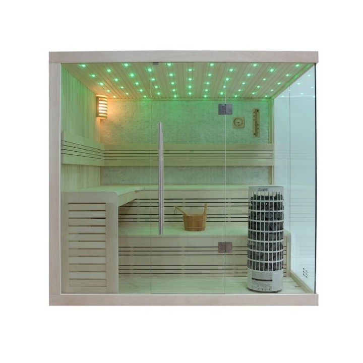Luxusní finská sauna Bellagio EOSPA E1105C Cilindro 180x180x210