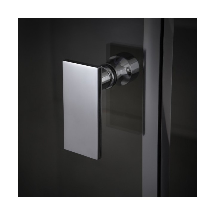 Parní box EAGO DZ111F15 stříbrná / nerez verze 150x90cm / levá bez vaničky