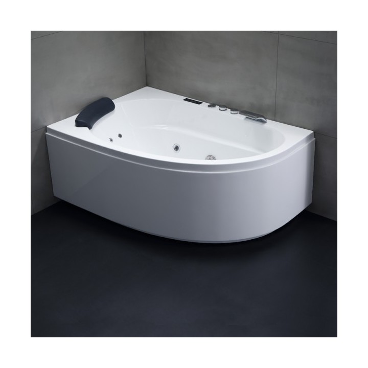 Hydromasážní vana AWT GE118TSL 180x130 pravá (bluetooth, osvětlení trysek)