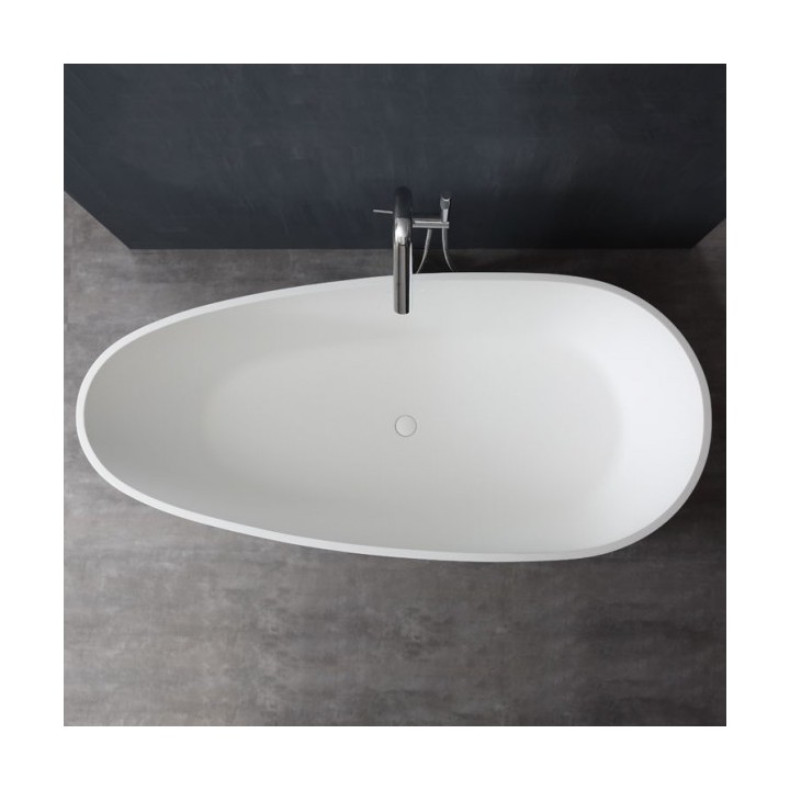 Luxusní vana z litého kamene EAGO BS-505 171x85 lesklá