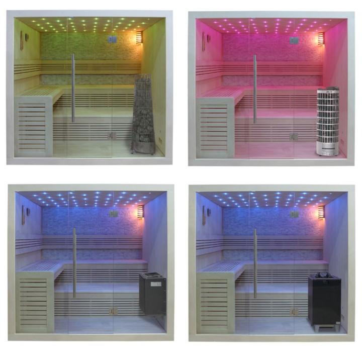 Luxusní finská sauna Bellagio EOSPA E1102B Cilindro 200x170x210