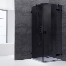 Sprchový kout LAS0900-B černá 90x90 levá verze