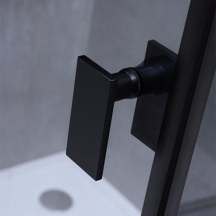 Sprchový kout LAR0901-B černý 90x90