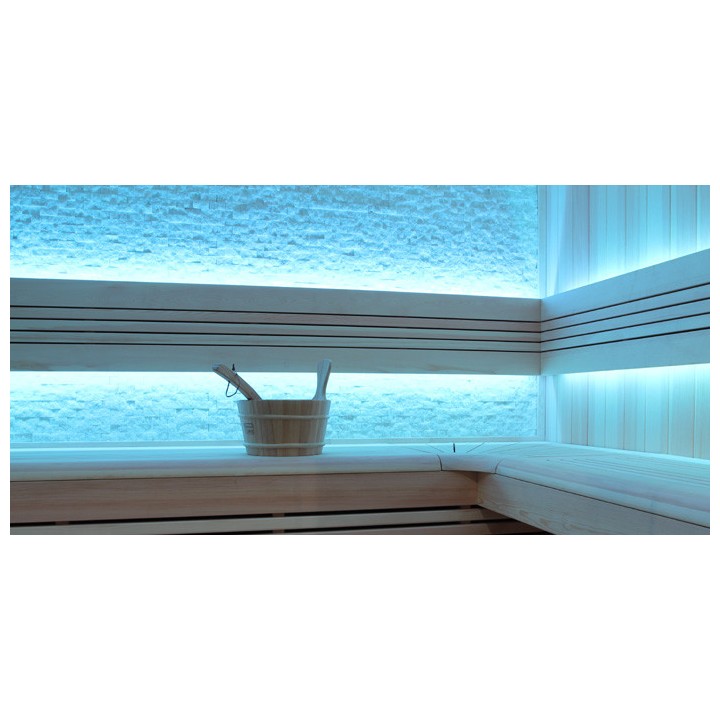 Luxusní finská sauna AWT E1246C Cilindro 180x180x216
