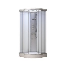 Masážní sprchový box Mocoori Modera bílá verze 90x90x219cm