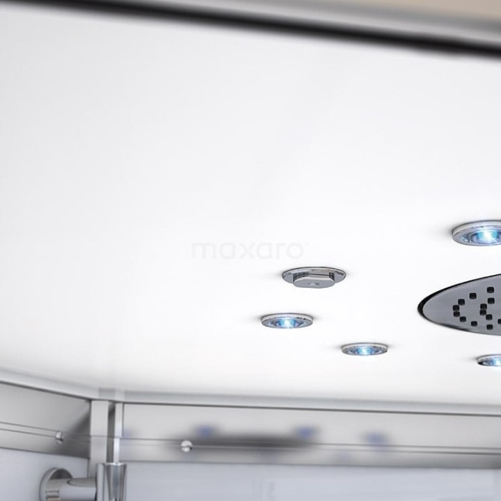 Masážní sprchový box Mocoori Modera bílá verze 90x90x219cm