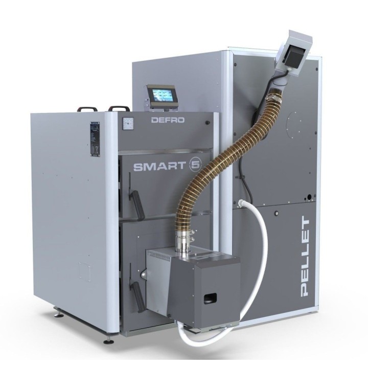 Kotel SMART EKOPELL 24 kW - na pelety s automatickým přikládáním