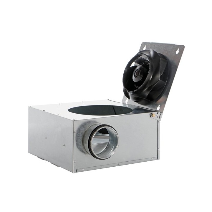Vortice CA IL CA-IL 160 250/330/460 310/410/450 21,5/29,5/36,5 – radiální potrubní skříňové ventilátory s kovovým opláštěním,