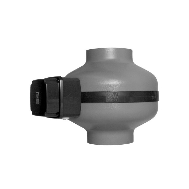 Vortice CA ES CA 100 ES – radiální potrubní ventilátory s kovovým opláštěním a EC motorem (2stupňová regulace nebo plynulá re