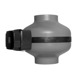 Vortice CA ES CA 125 ES – radiální potrubní ventilátory s kovovým opláštěním a EC motorem (2stupňová regulace nebo plynulá re