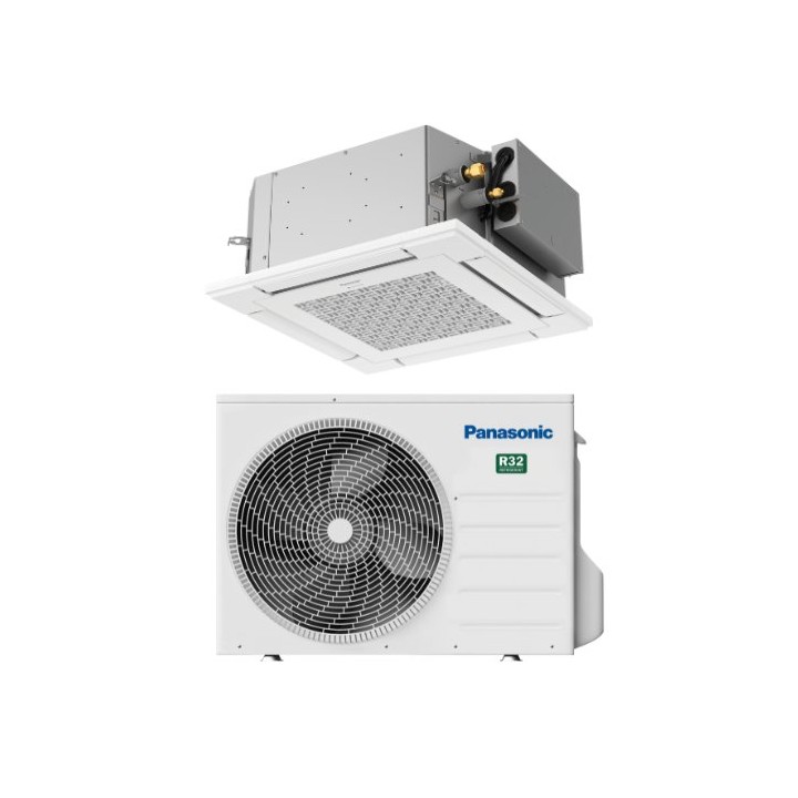 Panasonic KIT-25PY3Z5 – klimatizace PACi NX Standard 4cestná kazetová 60 × 60 2,5 kW (sada vnitřní + venkovní jednotka)