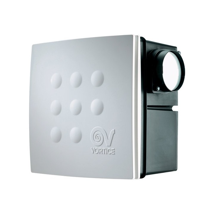 Vortice VORT QUADRO I SUPER I T (min/max hodnoty uvedené s použitím regulátoru TRIO S)* – radiální ventilátory pro zabudování