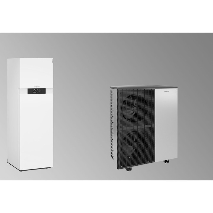 Viessmann Vitocal 222-S E08 230 V (AWBT-M-E-AC-AF 221.E) – splitové tepelné čerpadlo se zásobníkem TV 190 l
