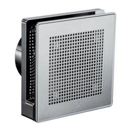 Vortice PUNTO EVO GOLD ME 100/4" LL T - světle chromová barva – axiální nástěnné ventilátory se speciálním nátěrem pomocí nan