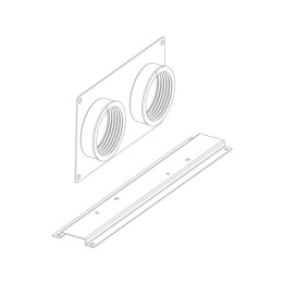 Vortice příslušenství Lineo-PF 150 (sada pro montáž dvou ventilátorů vedle sebe) – LINEO QUIET ES