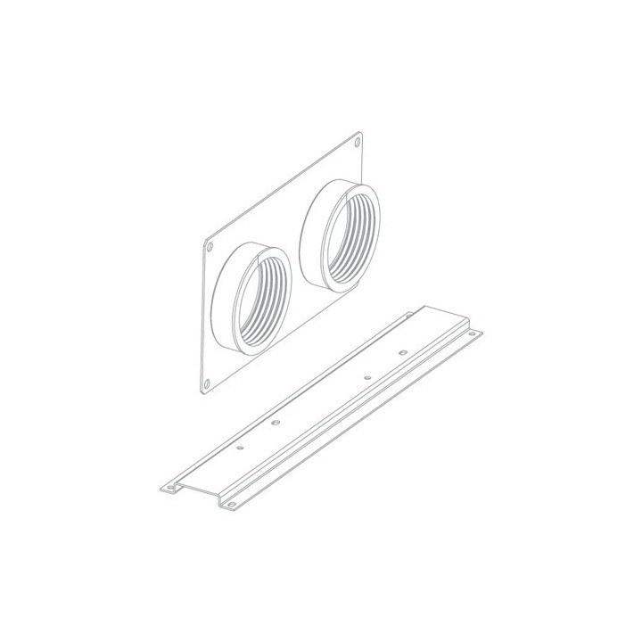 Vortice příslušenství Lineo-PF 160 (sada pro montáž dvou ventilátorů vedle sebe) – LINEO QUIET ES