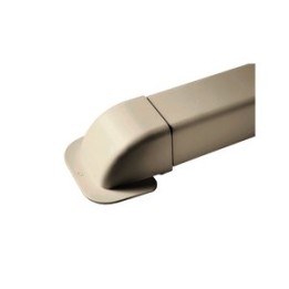 Montážní příslušenství – Průchodka rohová 0909CM – bílá RAL 9001 0912 6ks