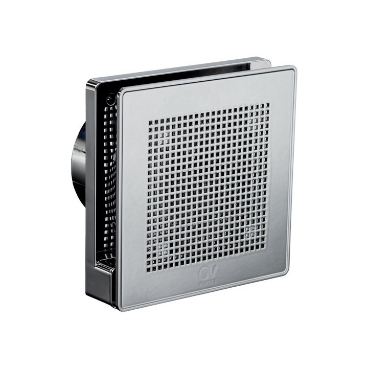 Vortice PUNTO EVO GOLD ME 100/4" LL T - světle chromová barva – axiální nástěnné ventilátory se speciálním nátěrem pomocí nan