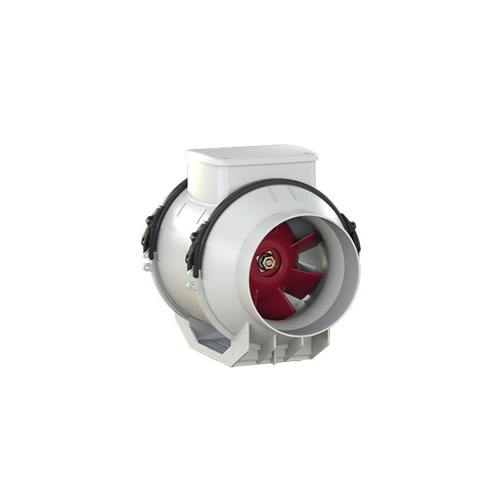 Vortice LINEO 125 – potrubní ventilátory s plastovým opláštěním a AC motorem (2stupňová nebo 3stupňová regulace, 3stupňový re