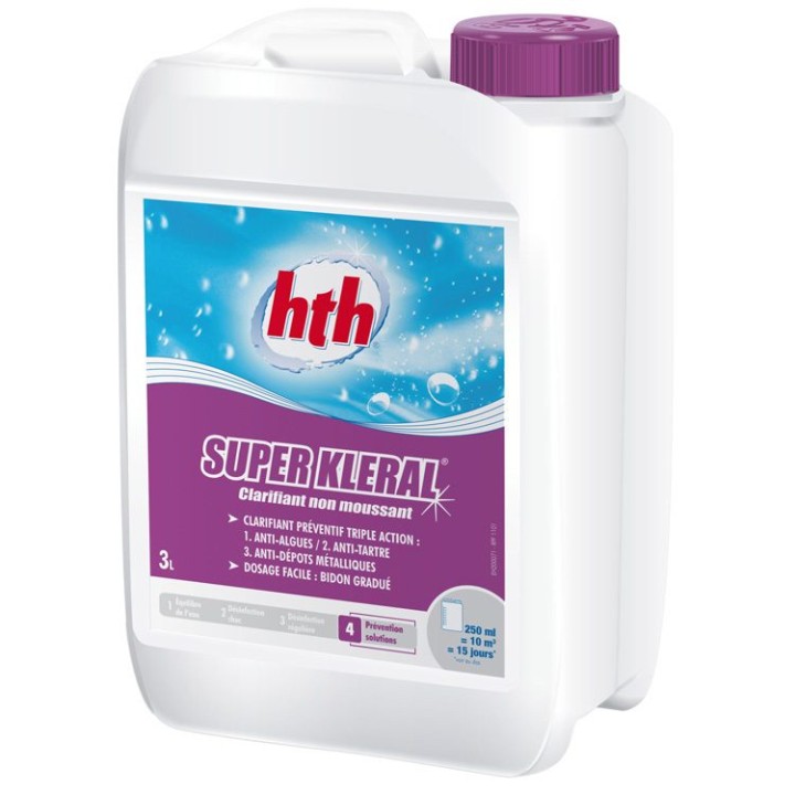 Čistič vody 3 v 1 HTH SPA 3 l