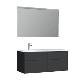 Koupelnový nábytek – set StoneArt Venice VE-1210-I tmavě šedý 120×52 levé provedení