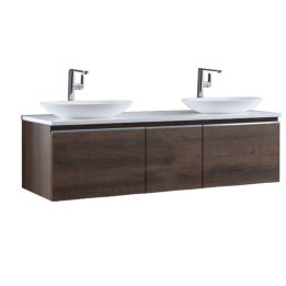 Koupelnová skříňka StoneArt Milano ME-1600pro-3 dubová tmavá 160×45