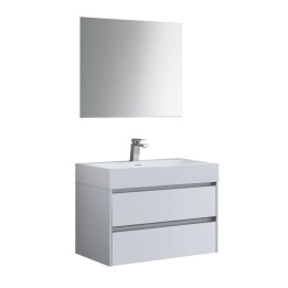 Koupelnový nábytek – set StoneArt Mailand ML-0800 bílý matný 80×48