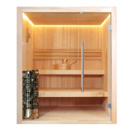 Finská sauna EAGO AWT E1802 borovice 180×180 9 kW Cilindro