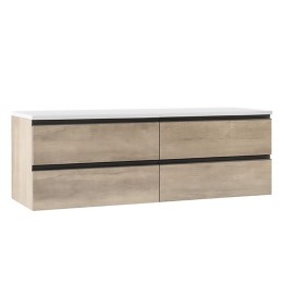 Koupelnová skříňka StoneArt Monte Carlo MC-1600pro dubová světlá 160×52