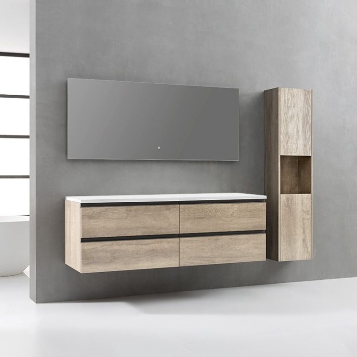 Koupelnová skříňka StoneArt Monte Carlo MC-1600pro dubová světlá 160×52