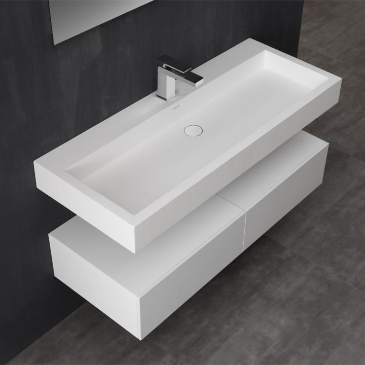 Koupelnová skříňka StoneArt LP4512 bílá 120×48 lesklá