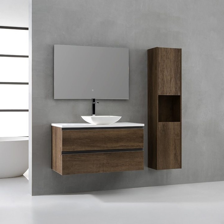 Koupelnový nábytek – set StoneArt Monte Carlo MC-1000pro-2 dubový tmavý 100×52