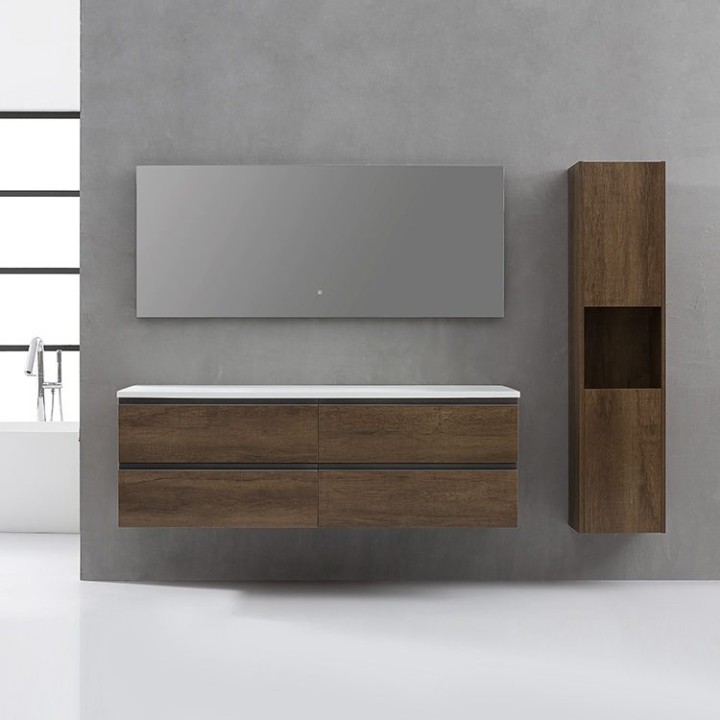 Koupelnový nábytek – set StoneArt Monte Carlo MC-1600pro dubový tmavý 160×52