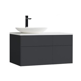 Koupelnová skříňka StoneArt Venice VE-1010pro-3 tmavě šedá 100×52 levé provedení