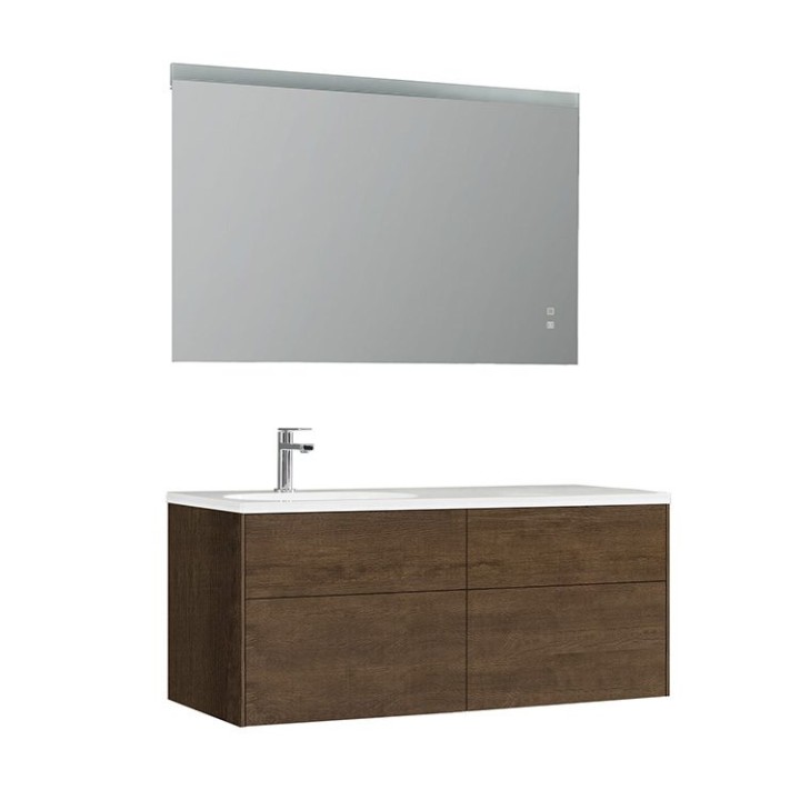 Koupelnový nábytek – set StoneArt Venice VE-1210-I dubový tmavý 120×52 levé provedení