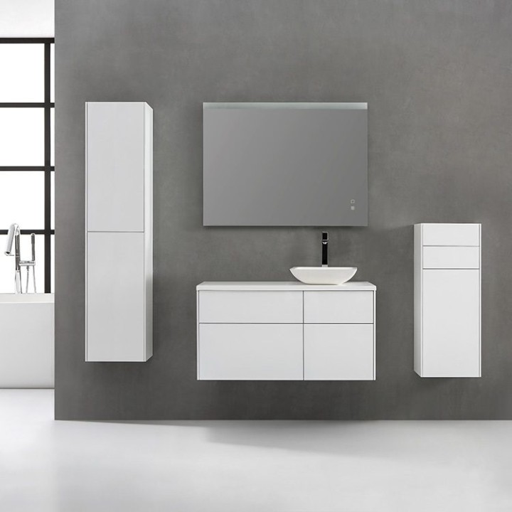 Koupelnová skříňka StoneArt Venice VE-1010pro-2 dubová tmavá 100×52 pravé provedení