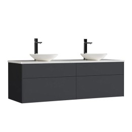 Koupelnová skříňka StoneArt Venice VE-1600pro-2 tmavě šedá 160×52