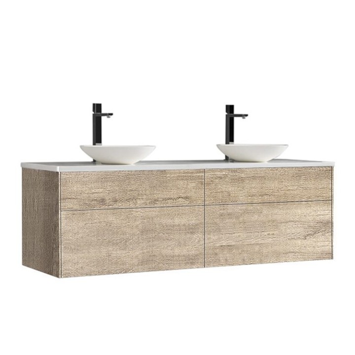 Koupelnová skříňka StoneArt Venice VE-1600pro-2 dubová světlá 160×52