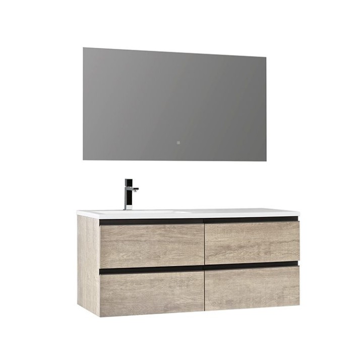 Koupelnový nábytek – set StoneArt Monte Carlo MC-1210 dubový světlý 120×52 levé provedení