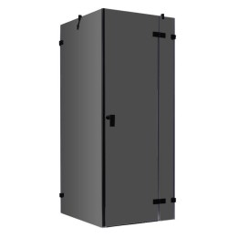 Sprchový kout EAGO AWT LAS0900-B černý 90×90 pravé provedení