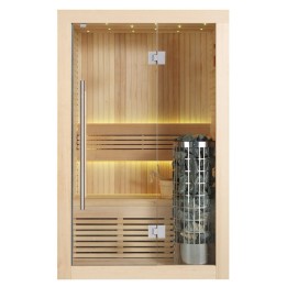 Finská sauna EAGO AWT E1113C hemlock 120×105 6,8 kW Cilindro