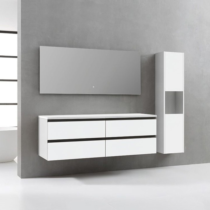 Koupelnový nábytek – set StoneArt Monte Carlo MC-1600pro bílý 160×52