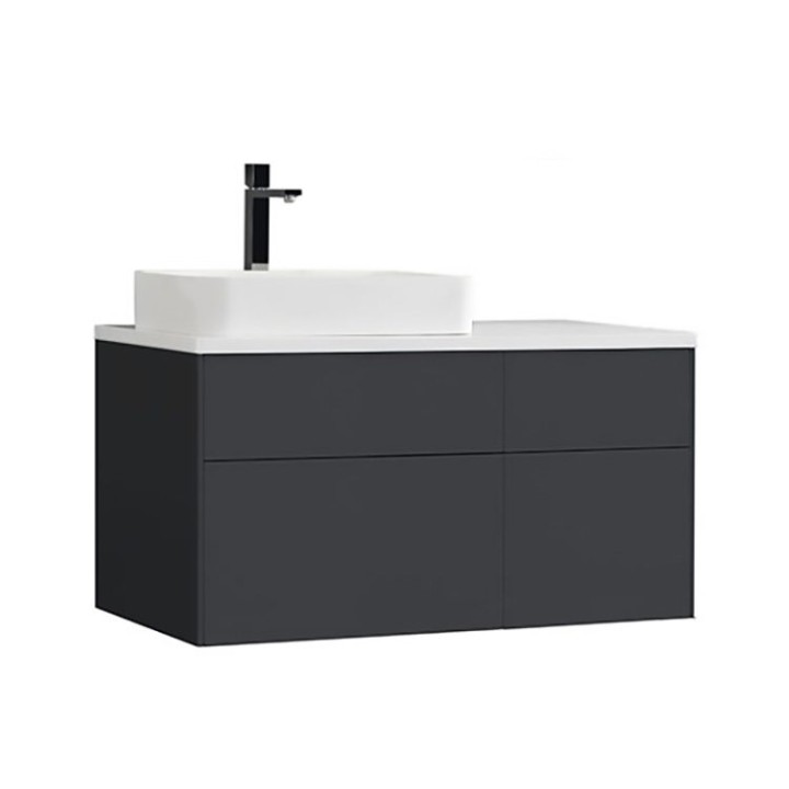 Koupelnová skříňka StoneArt Venice VE-1010pro-5 tmavě šedá 100×52 levé provedení