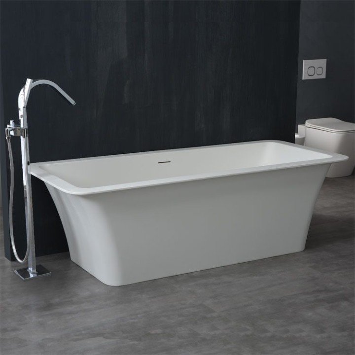Volně stojící vana StoneArt BS-502 bílá 179×80 matná