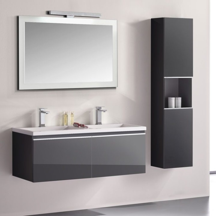Koupelnová skříňka StoneArt Milano ME-1200 tmavě šedá 120×45