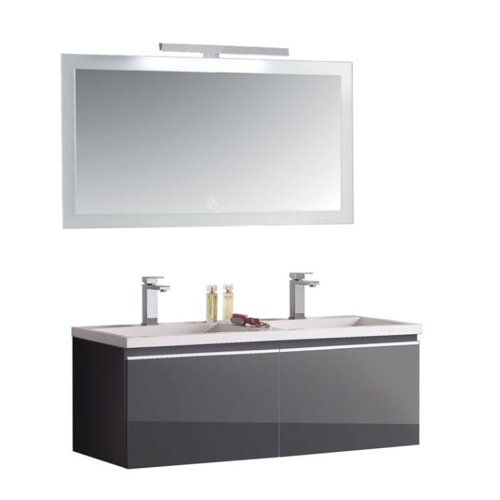 Koupelnový nábytek – set StoneArt Milano ME-1200 tmavě šedý 120×45