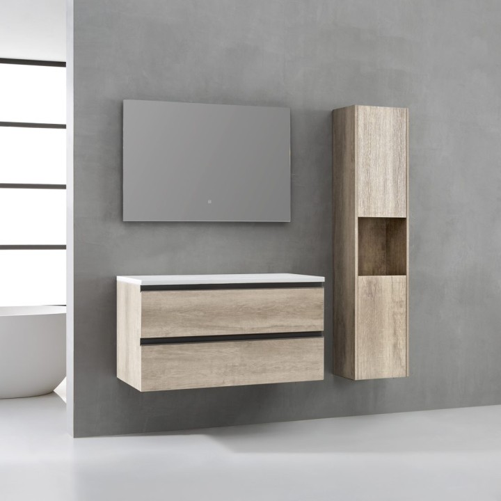 Koupelnový nábytek – set StoneArt Monte Carlo MC-1000pro dubový světlý 100×52